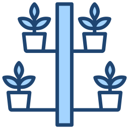 jardín vertical icono