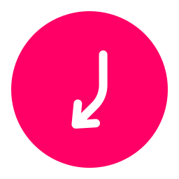 Down left icon