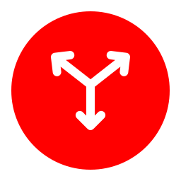 frecce multiple icona