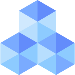 cubo 3d icona