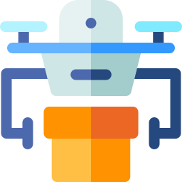 dostawa dronem ikona