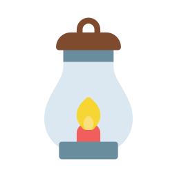lámpara de fuego icono