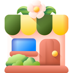 Цветочный магазин иконка