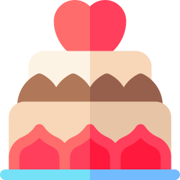 Wedding cake icon