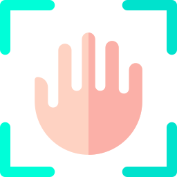 Hand recognition icon