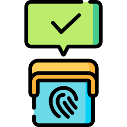 fingerabdruck sensor icon