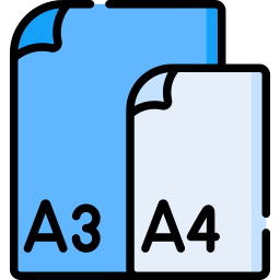 Paper size icon