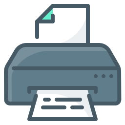 macchina stampante icona