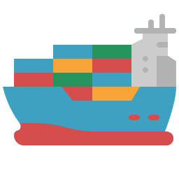 Cargo ship icon