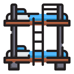Двухъярусная кровать иконка