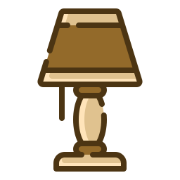 Table lamp icon