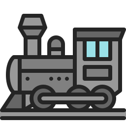 locomotive à vapeur Icône