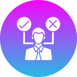 Decision making icon