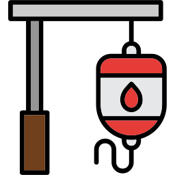 Blood transfusion icon