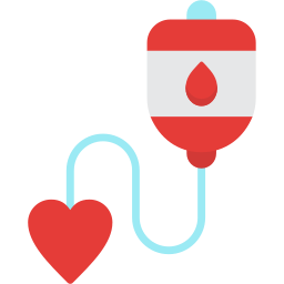 Blood donation icon