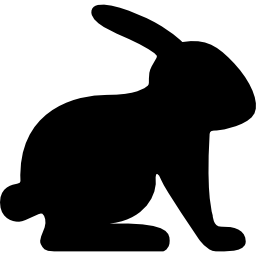 오른쪽을 향한 토끼 icon