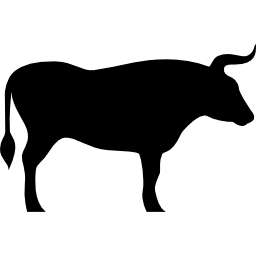 toro rivolto a destra icona