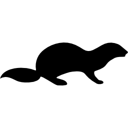 otter mit blick nach rechts icon