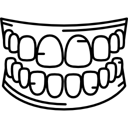 menselijke tanden icoon