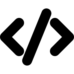 Computing code icon