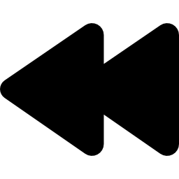 symbole de rembobinage Icône