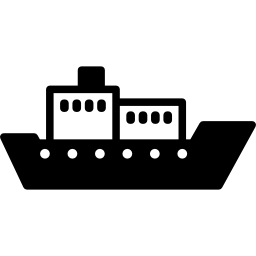 Cargo Boat Facing Right icon