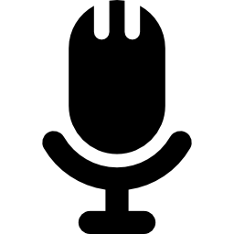 grand microphone Icône