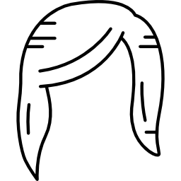 cabello femenino icono