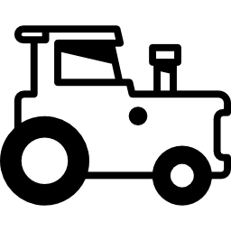 trattore rivolto a destra icona