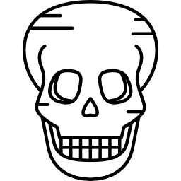 Человеческий череп иконка