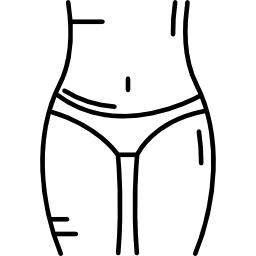 abdomen humano icono