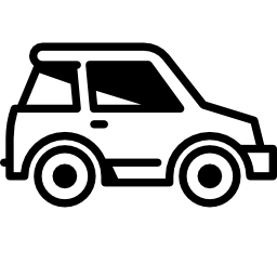 samochód skierowany w prawo ikona