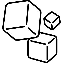 Три кубика иконка