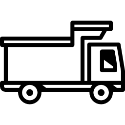 vrachtwagen naar rechts gericht icoon