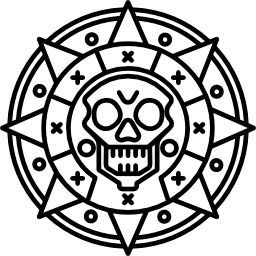 aztekisches gold icon