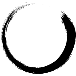 símbolo zen brush Ícone