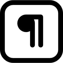 텍스트 단락 icon