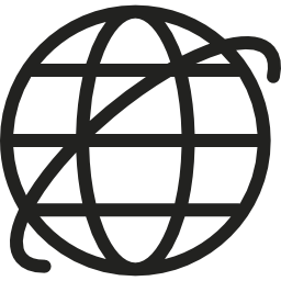 simbolo internet icona