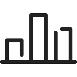 Three Bars Graph icon