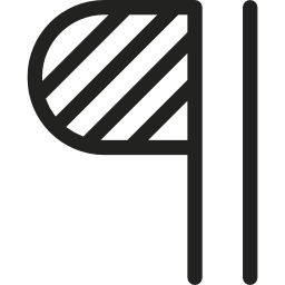 simbolo di paragrafo icona