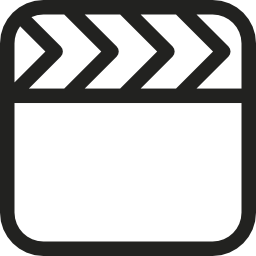 비디오 clapperboard icon