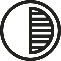 contrast-symbool icoon