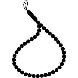 muzułmański tasbih ikona