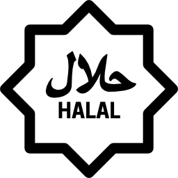 signo halal icono