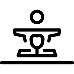 pozycja oddechu ikona