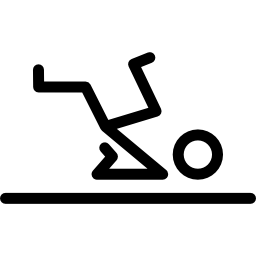 posizione della bicicletta icona
