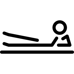 Side Kick Posture Laying On the Floor icon