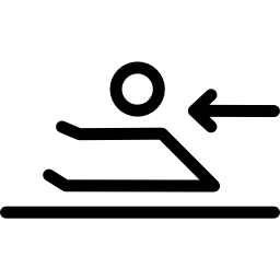 ejercicio de estiramiento icono