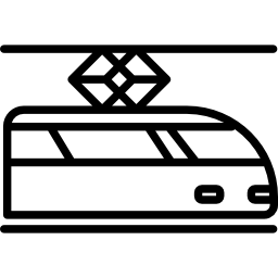 Трубчатый поезд иконка