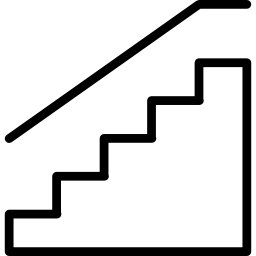escaliers en tube Icône
